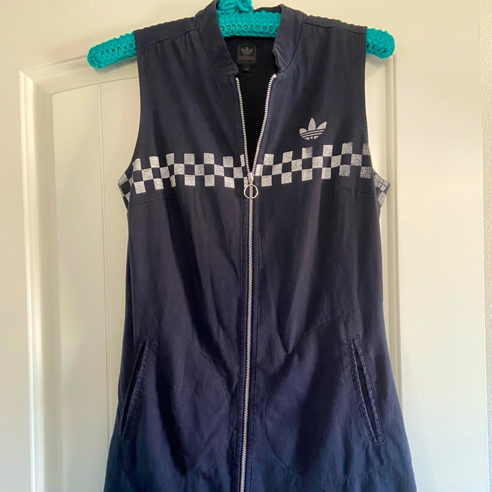 Vintage rare Adidas zip up dress